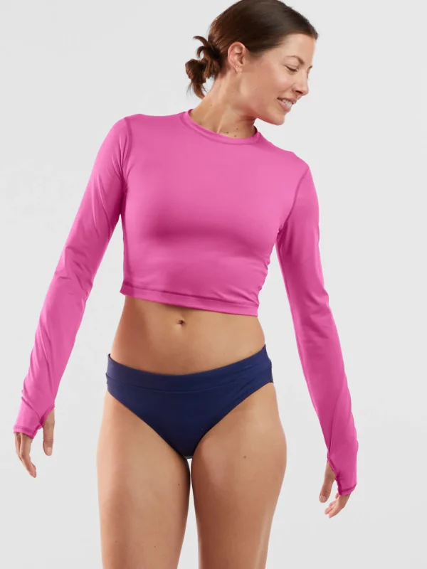 Blocker Cropped Rash Guard>Title Nine New