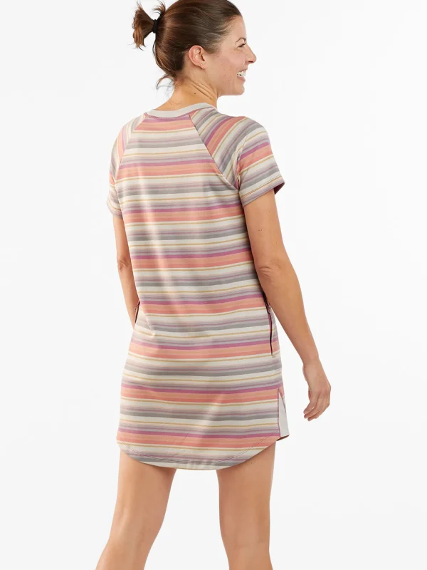 Hideaway Sweatshirt Dress - Horizon Stripe>Title Nine Best