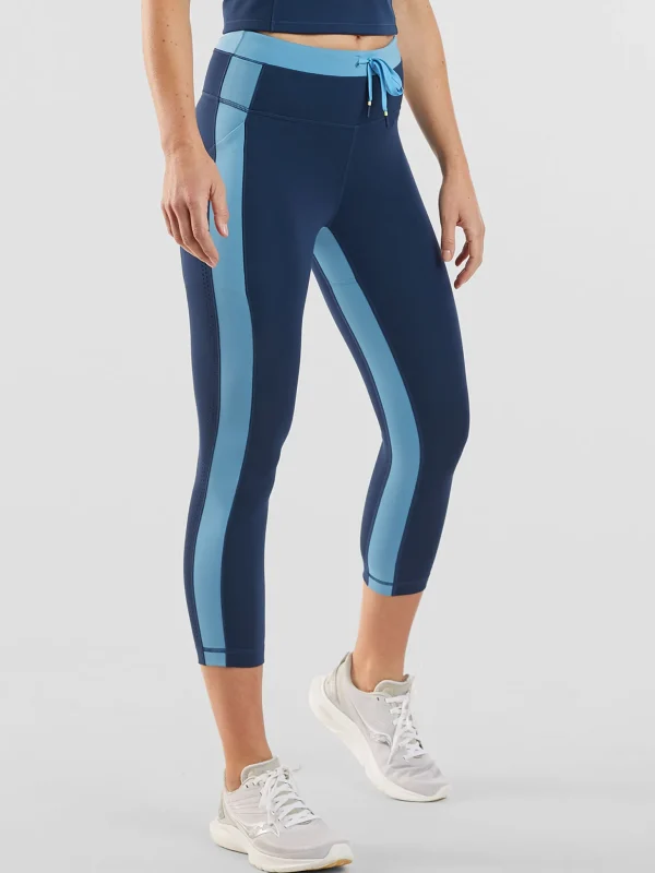 Mad Dash Lite Capri - Colorblock>Title Nine Cheap