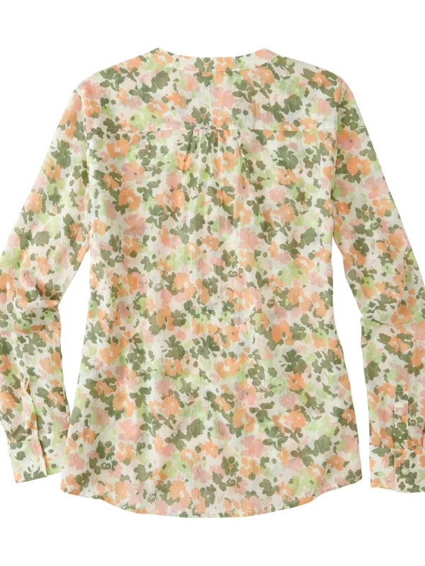 Moorea Gauze Long Sleeve Top>Title Nine Shop