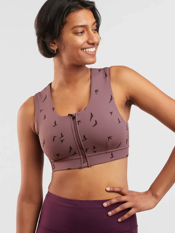 Pockito Power 2.0 Zip Front Sports Bra>Title Nine Discount