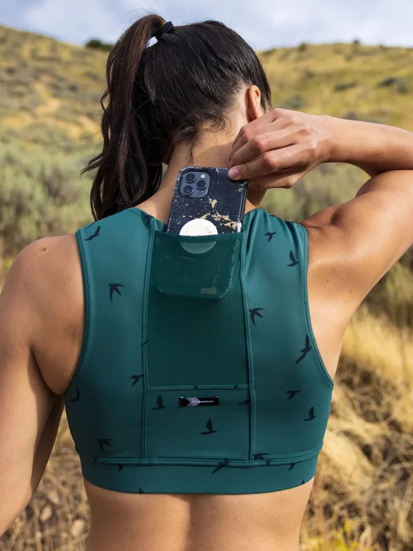 Pockito Power 2.0 Zip Front Sports Bra>Title Nine Discount