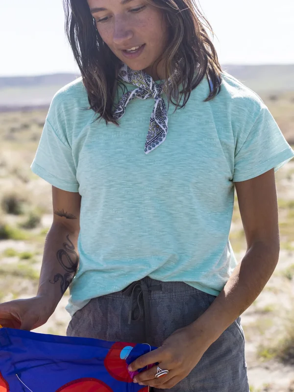 Ravine Short Sleeve Tee - Pulse>Title Nine Clearance