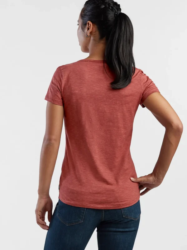 Samba V Neck Tee>Title Nine Discount